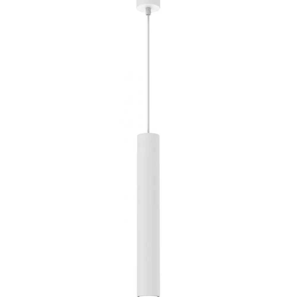 Lampa Wisząca HUDSON Biały 1xGU10 5,5cm * Eko-light