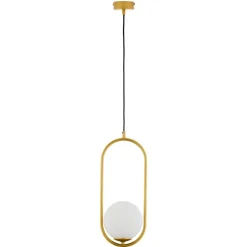 Lampa wisząca IGON złota 1xE14 * Jupiter Online