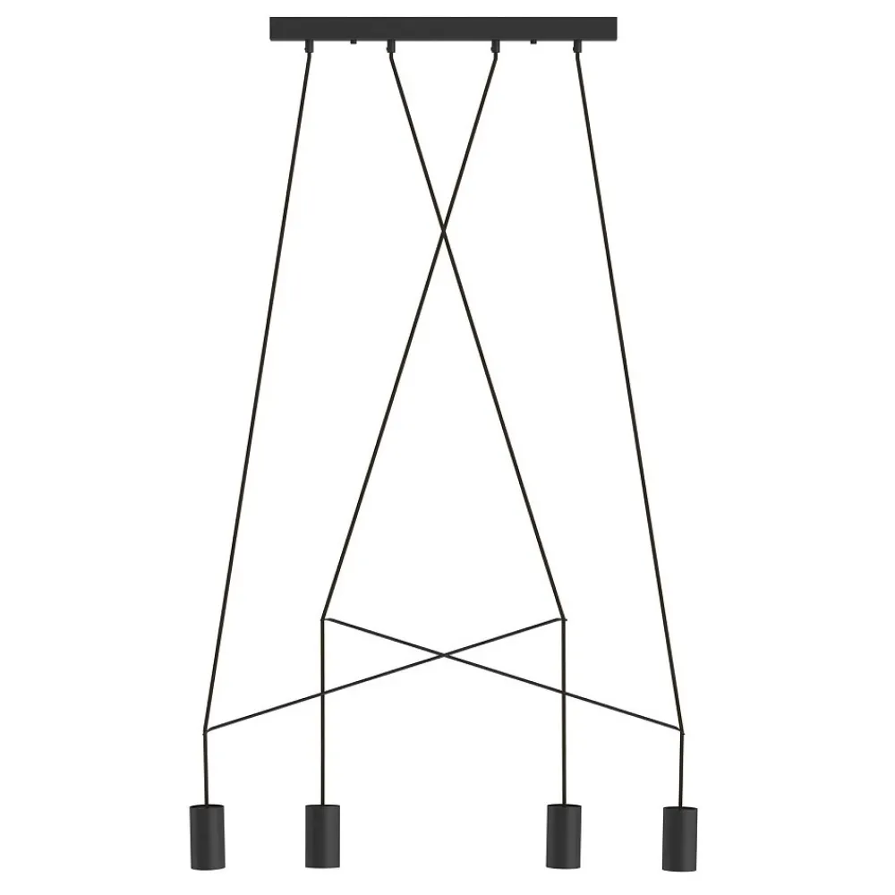 Lampa Wisząca IMBRIA Czarny 4xGU10 * Nowodvorski Clearance