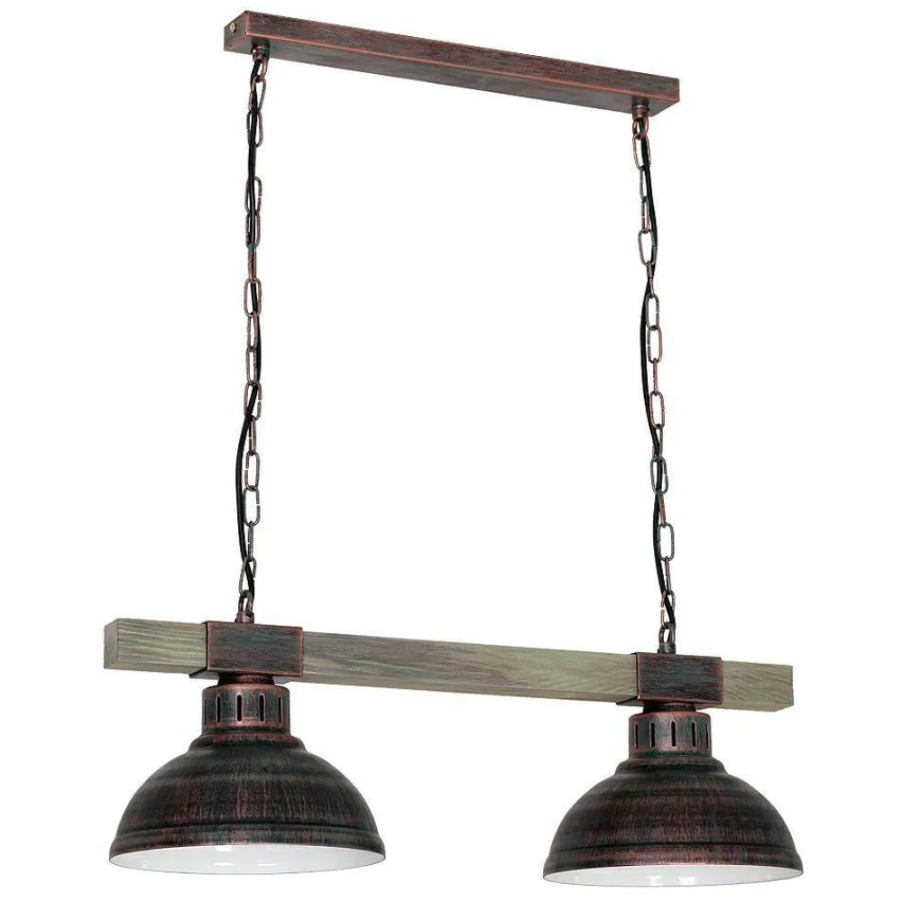 Lampa wisząca industrialna Hakon brązowa * Luminex Sale