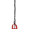 Lampa Wisząca IRON Czerwony Metalowy Klosz 1xE27 31cm