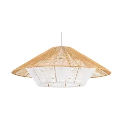 Lampa Wisząca JAPANDI Biały Brązowy 1xE27 50cm * Nowodvorski Sale
