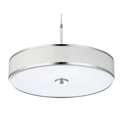 Lampa Wisząca JAZZ Biały Srebrny 5xE14 48 cm * Jupiter Discount