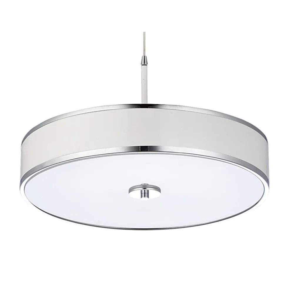 Lampa Wisząca JAZZ Biały Srebrny 5xE14 48 cm * Jupiter Discount
