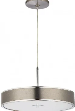 Lampa Wisząca JAZZ Srebrny Biały 5xE14 48 cm * Jupiter