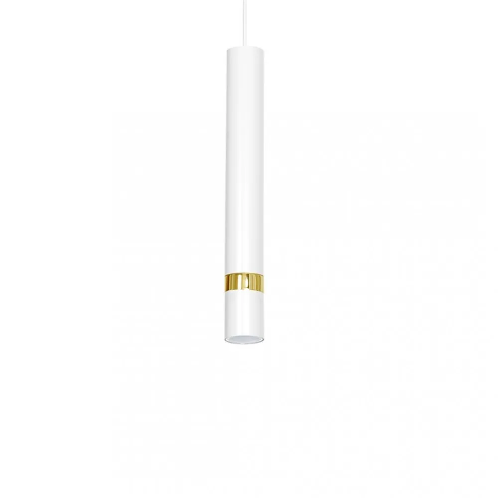 Lampa Wisząca JOKER Biały Złoty 5xGU10 * Eko-light New