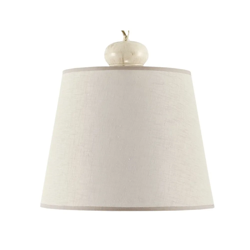 Lampa Wisząca KAMELIA Beżowy Abażur 1xE27 38 cm * Jupiter Best