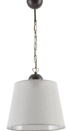 Lampa Wisząca KAMELIA Beżowy Abażur 1xE27 38 cm * Jupiter