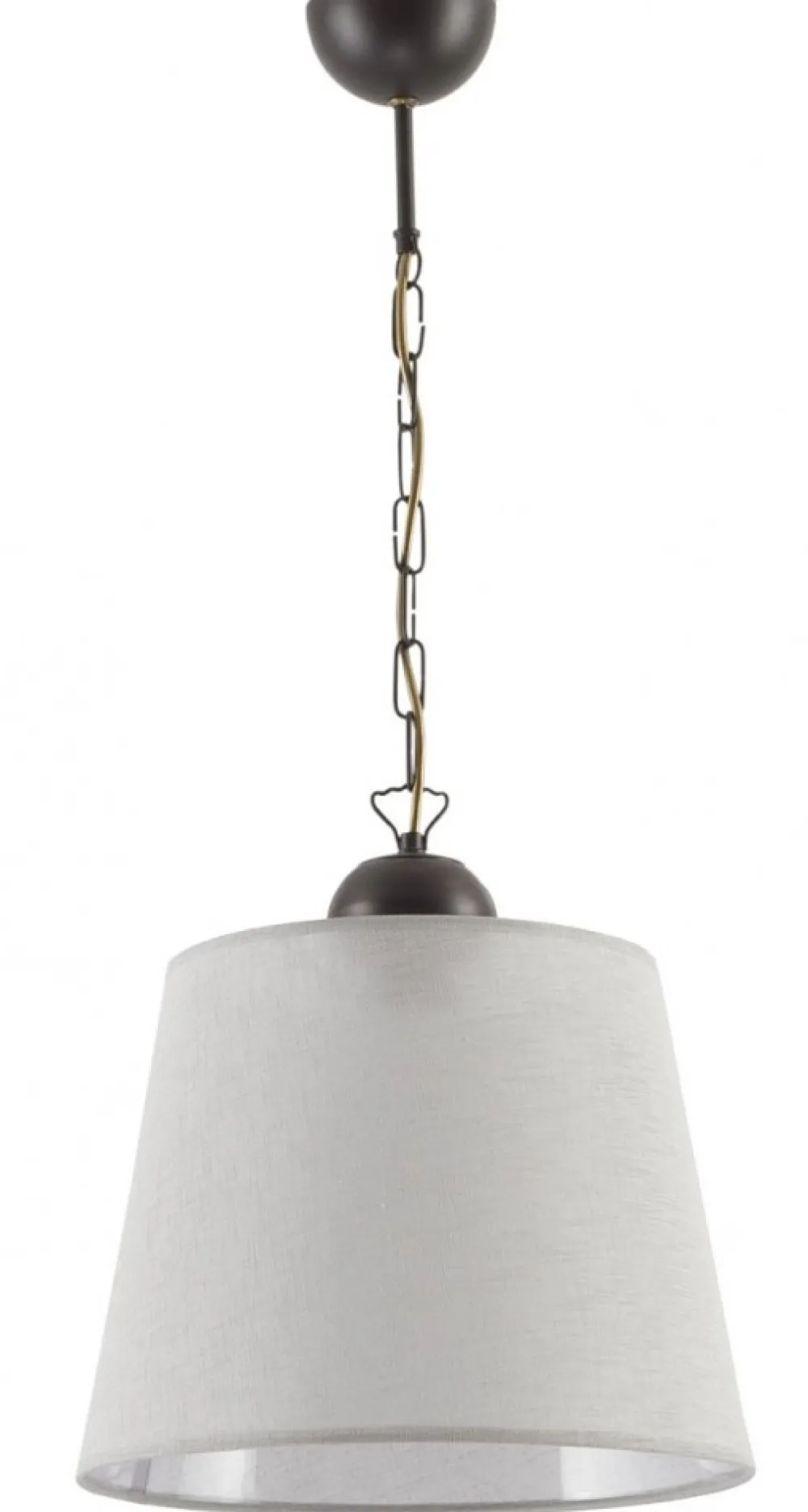 Lampa Wisząca KAMELIA Beżowy Abażur 1xE27 38 cm * Jupiter