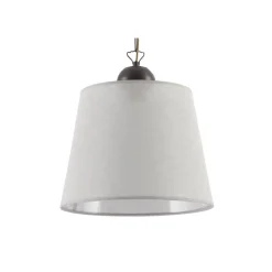 Lampa Wisząca KAMELIA Beżowy Abażur 1xE27 38 cm * Jupiter
