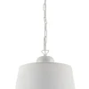 Lampa Wisząca KAMELIA Biały Abażur 1xE27 38 cm * Jupiter Sale