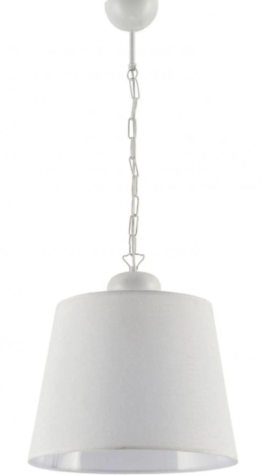 Lampa Wisząca KAMELIA Biały Abażur 1xE27 38 cm * Jupiter Sale