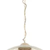 Lampa Wisząca Kitchen Beżowa Szkło 1xE27 47 cm * HowHomely Online