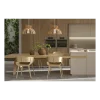 Lampa Wisząca KYMI Brązowy Drewniany Klosz 1xE27 48cm * Nowodvorski Best