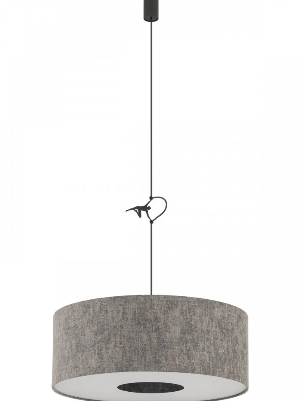 Lampa wisząca LAGO M szara 1xE27 * Nowodvorski Hot