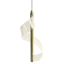 Lampa wisząca LARGO Złota 10W LED 4000K * Eko-light Discount