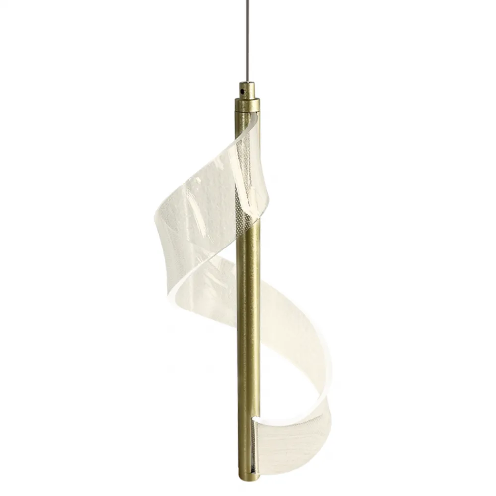 Lampa wisząca LARGO Złota 10W LED 4000K * Eko-light Discount