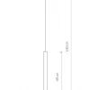 Lampa wisząca LASER 49cm czarny/złoty G9 * Nowodvorski Best