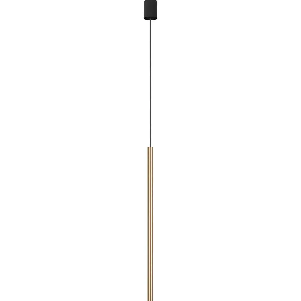 Lampa wisząca LASER 75cm czarny/złoty G9 * Nowodvorski Online