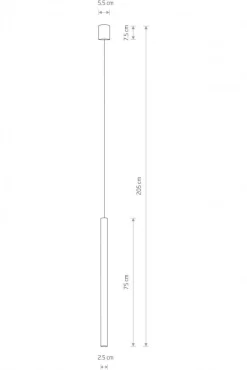 Lampa wisząca LASER 75cm czarny/złoty G9 * Nowodvorski Online