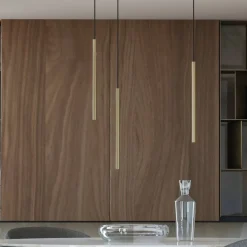 Lampa wisząca LASER 75cm czarny/złoty G9 * Nowodvorski Online