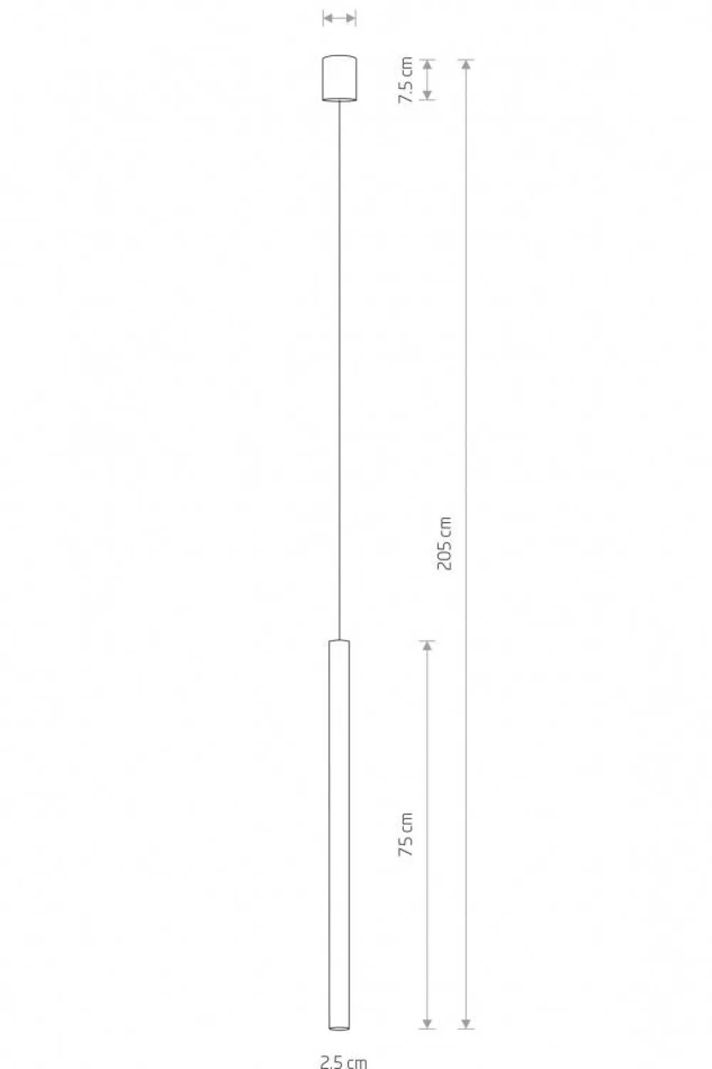 Lampa wisząca LASER 75cm złoty 1xG9 * Nowodvorski Outlet
