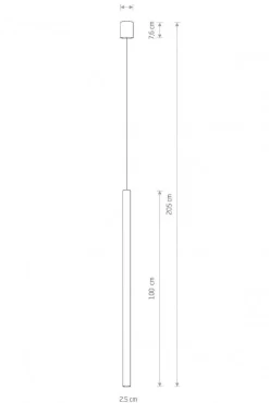 Lampa wisząca LASER 100cm złoty 1xG9 * Nowodvorski Hot