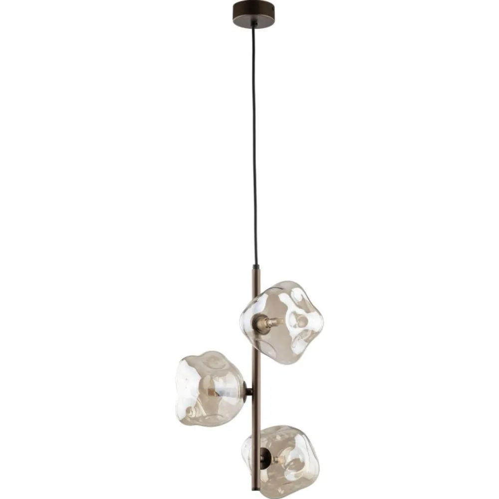 Lampa wisząca LAVA brązowa 3xG9 * TK Lighting New