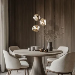 Lampa wisząca LAVA brązowa 3xG9 * TK Lighting New