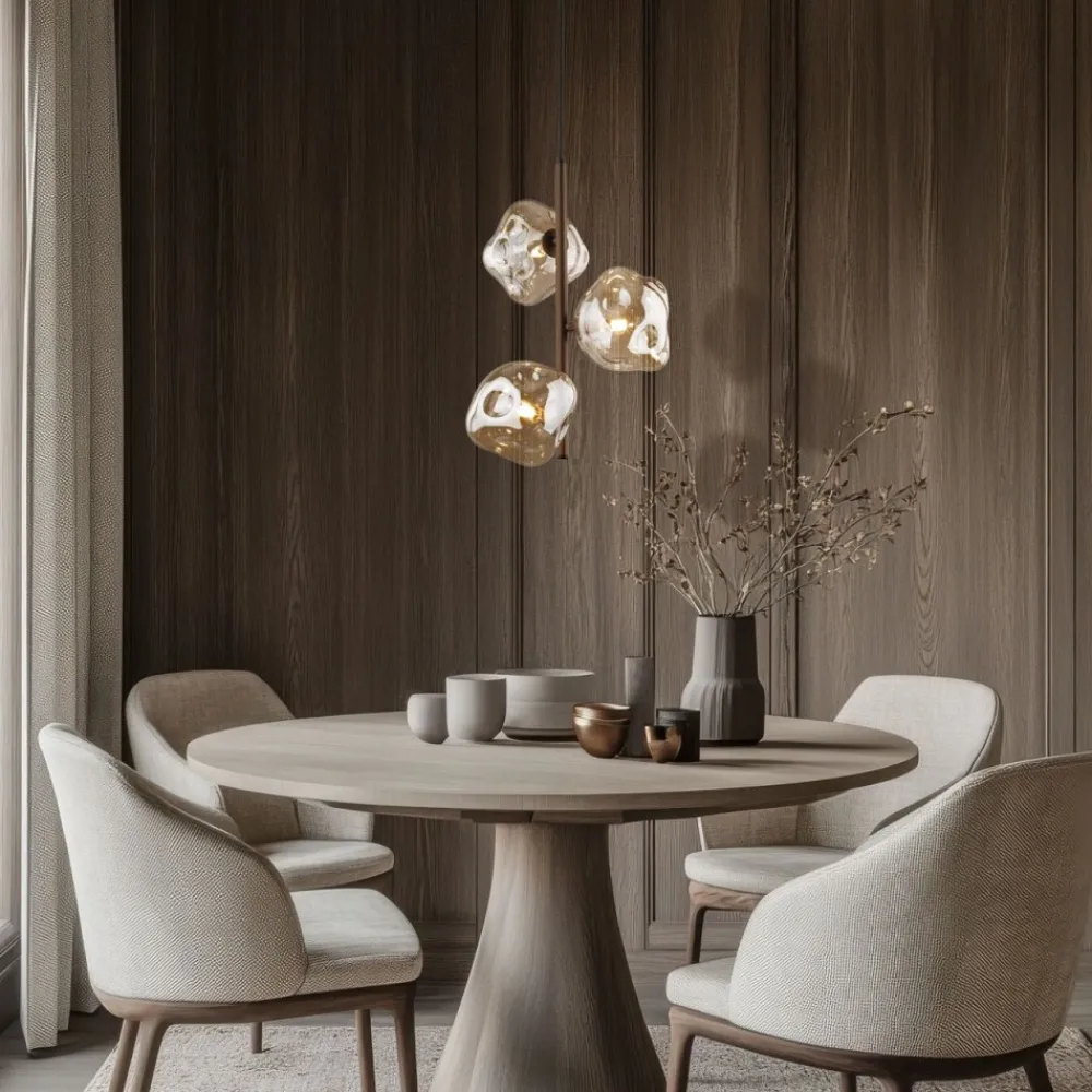 Lampa wisząca LAVA brązowa 3xG9 * TK Lighting New