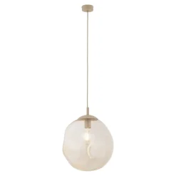 Lampa wisząca LAVA L sabia beżowa 1xE27 * TK Lighting Hot