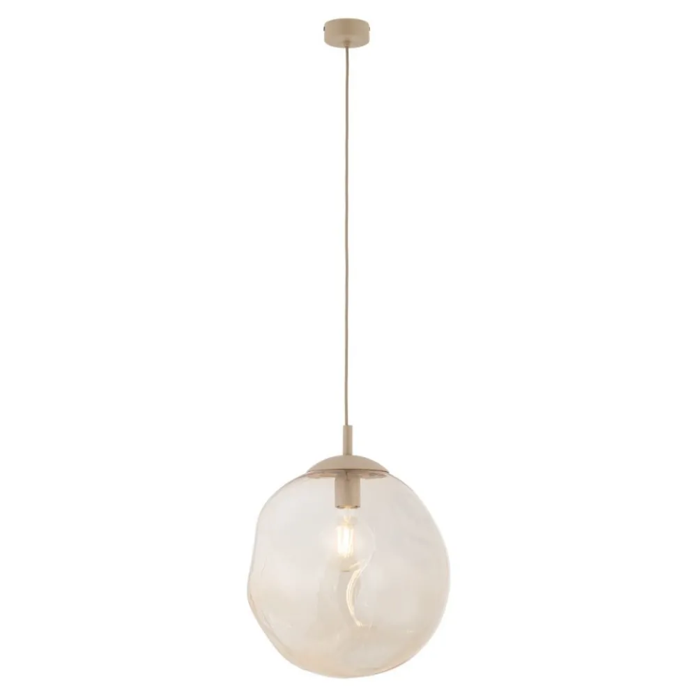 Lampa wisząca LAVA L sabia beżowa 1xE27 * TK Lighting Hot