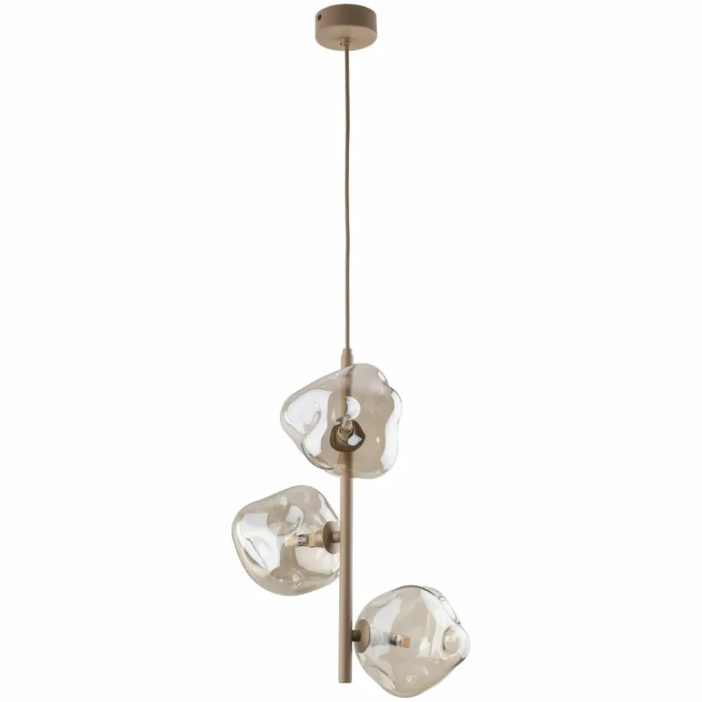 Lampa wisząca LAVA sabia beżowa 3xG9 * TK Lighting Online