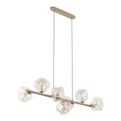 Lampa wisząca LAVA sabia beżowa 7xG9 * TK Lighting Hot