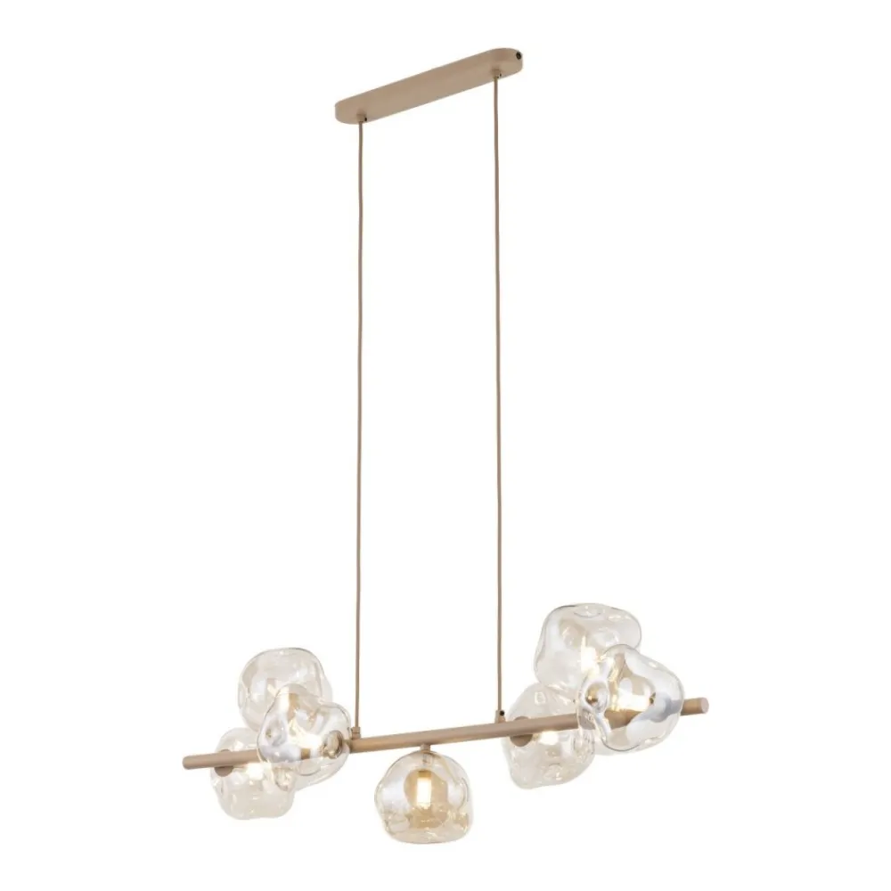 Lampa wisząca LAVA sabia beżowa 7xG9 * TK Lighting Hot