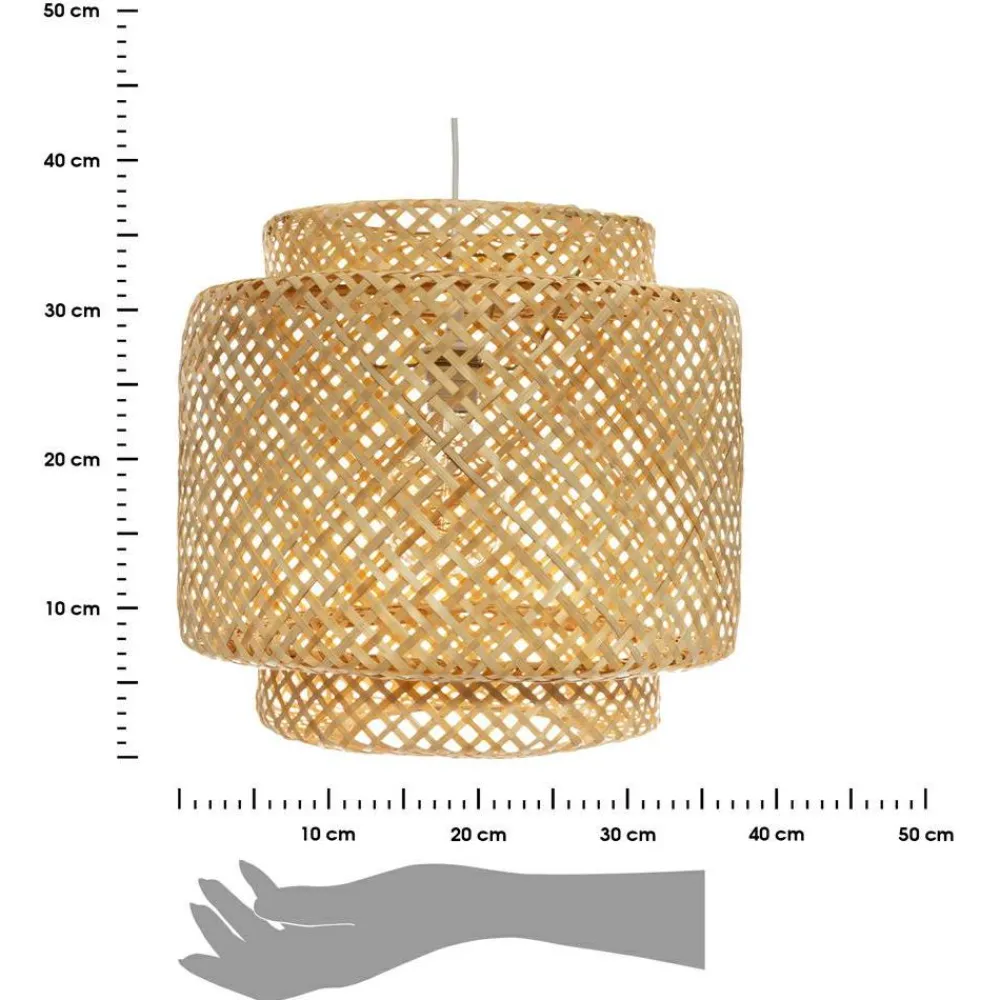 Lampa wisząca Liby bambusowa 40 cm * Atmosphera Clearance