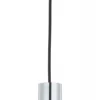 Lampa Wisząca LILE Czarny Srebrny 1xE27 * Jupiter Hot