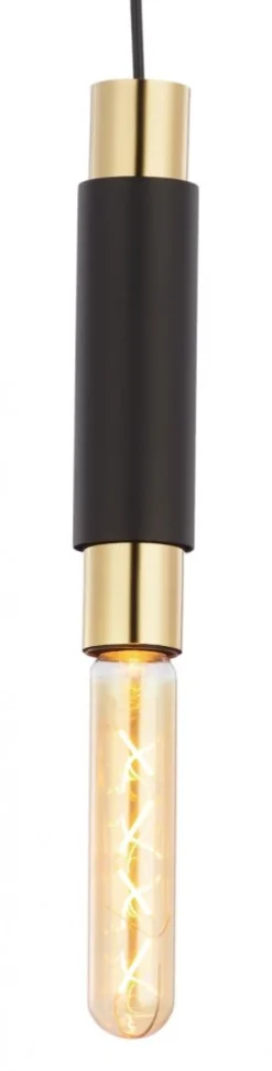 Lampa Wisząca LILE Czarny Złoty 1xE27 * Jupiter Hot