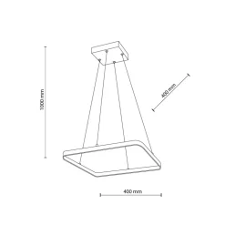 Lampa wisząca LIMA złota 1xLED 26W 4000K * TK Lighting Sale