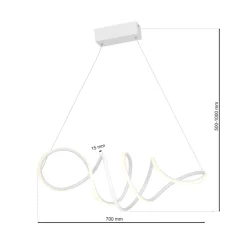 Lampa wisząca LOCA WHITE 56W LED * Eko-light Best