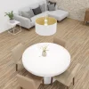 Lampa Wisząca LOFT SHADE Biały Złoty Klosz z Tworzywa 1xE27 40cm