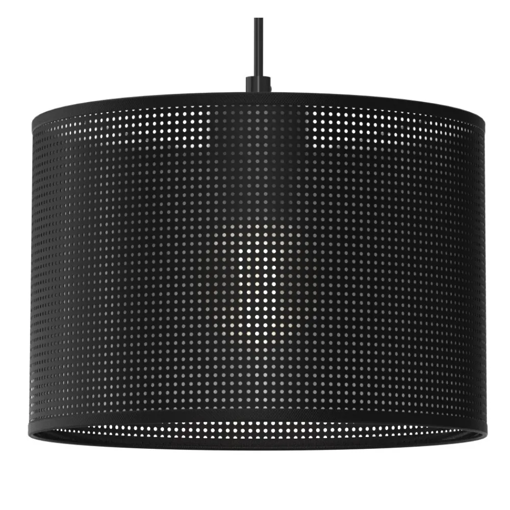 Lampa Wisząca LOFT SHADE Czarny Klosz z Tworzywa 1xE27 25cm * Luminex