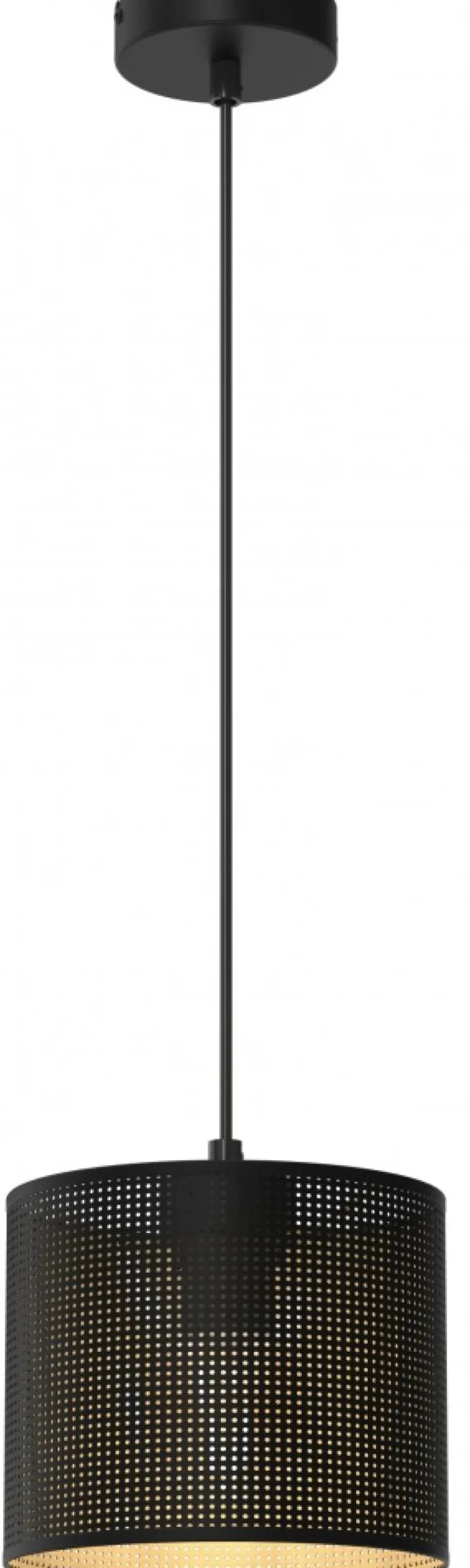 Lampa Wisząca LOFT SHADE Czarny Klosz z Tworzywa 5xE27 * Luminex Best