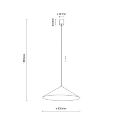 Lampa wisząca LUME L kaszmirowa 1xGX53 * TK Lighting Online