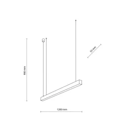 Lampa wisząca LUXE CCT biała 1xLED 40W * TK Lighting Discount