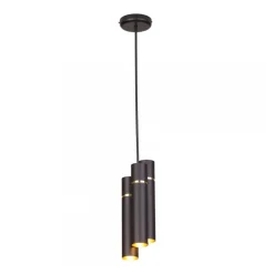 Lampa Wisząca LYNX Czarny Złoty 2xE14 13cm * Eko-light Clearance