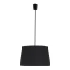 Lampa Wisząca MAJA Czarny Abażur 1xE27 45cm * TK Lighting Best