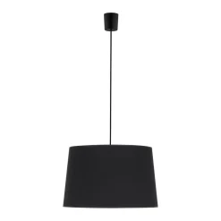 Lampa Wisząca MAJA Czarny Abażur 1xE27 45cm * TK Lighting Best
