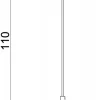 Lampa Wisząca MARTI Beżowy Złoty Metalowy Klosz 1xE27 20cm * Luminex Hot