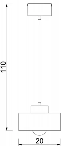Lampa Wisząca MARTI Biały Złoty Metalowy Klosz 1xE27 20cm